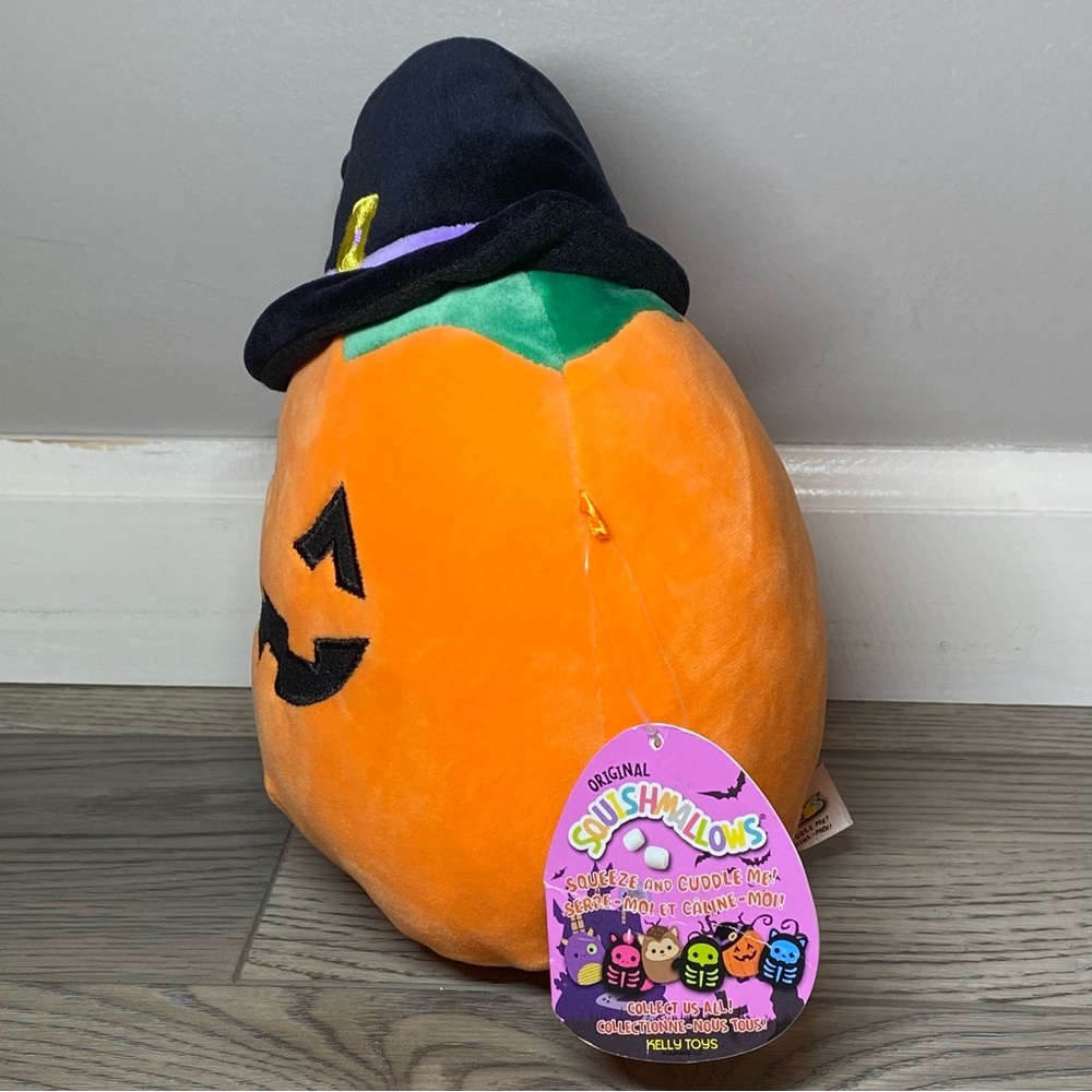 Squishmallows Halloween 2 Set Grace Ghost & Paige Pumpkin Plush Toy KellyToy NWT - Picture 10 of 16